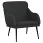 Preview: Sessel Schwarz 63x76x80 cm Kunstleder
