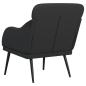 Preview: Sessel Schwarz 63x76x80 cm Kunstleder