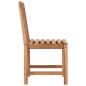Preview: Gartenstühle 2 Stk. mit Kissen Massivholz Teak