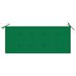 Preview: Gartenbank mit Auflage 120 cm Massivholz Akazie