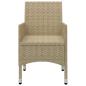 Preview: 5-tlg. Garten-Essgruppe Beige