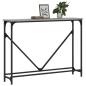Preview: Konsolentisch Grau Sonoma 102x22,5x75 cm Holzwerkstoff