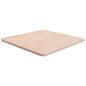 Preview: ARDEBO.de - Tischplatte Quadratisch 50x50x1,5 cm Eichenholz Unbehandelt