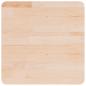Preview: Tischplatte Quadratisch 50x50x1,5 cm Eichenholz Unbehandelt