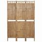 Preview: ARDEBO.de - 3-tlg. Raumteiler Bambus 120x180 cm