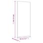 Preview: Wandspiegel 40x100 cm Glas Rechteckig