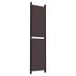 Preview: 5-tlg. Paravent Braun 250x200 cm Stoff