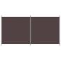 Preview: 2-tlg. Paravent Braun 348x180 cm Stoff