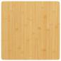 Preview: ARDEBO.de - Tischplatte 60x60x2,5 cm Bambus