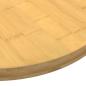 Preview: Tischplatte Ø40x2,5 cm Bambus
