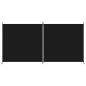 Preview: 2-tlg. Paravent Schwarz 348x180 cm Stoff