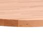 Preview: Tischplatte Ø60x1,5 cm Rund Massivholz Buche
