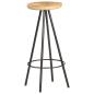 Preview: Barhocker 2 Stk. Raues Mangoholz