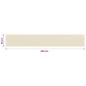 Preview: Balkon Sichtschutz Creme 90x600 cm HDPE