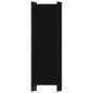 Preview: 6-tlg. Raumteiler Schwarz 300x180 cm