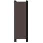 Preview: 5-tlg. Raumteiler Braun 250x180 cm
