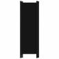Preview: 5-tlg. Raumteiler Schwarz 250x180 cm