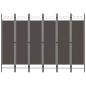 Preview: ARDEBO.de - 6-tlg. Raumteiler Anthrazit 240 x 180 cm
