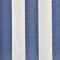 Preview: Ersatzstoff für Markise Blau und Weiß 500x300 cm Polyester