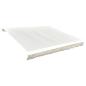 Preview: ARDEBO.de - Ersatzstoff für Markise Creme 450x300 cm Polyester