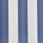 Preview: Ersatzstoff für Markise Blau und Weiß 350x250 cm Polyester