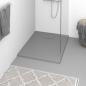 Preview: ARDEBO.de - Duschwanne SMC Grau 90x70 cm
