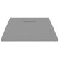Preview: Duschwanne SMC Grau 90x70 cm