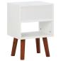 Preview: Nachttisch 2 Stk. Akazienholz Massiv 40x30x57 cm
