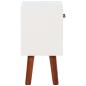 Preview: Nachttisch 2 Stk. Akazienholz Massiv 40x30x57 cm