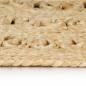 Preview: Teppich Handgefertigt Jute Geflochten 120 cm
