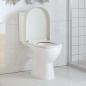 Preview: ARDEBO.de - Toilettensitz mit Absenkautomatik und Quick-Release Weiß Eckig