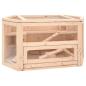 Preview: ARDEBO.de - Hamsterkäfig 80x40x43 cm Massivholz Tanne