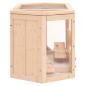 Preview: Hamsterkäfig 80x40x43 cm Massivholz Tanne