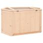 Preview: Hamsterkäfig 80x40x43 cm Massivholz Tanne
