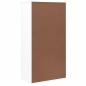 Preview: Kleiderschrank ALTA Weiß 90x55x170 cm Massivholz Kiefer