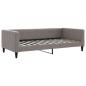 Preview: Tagesbett Taupe 100x200 cm Stoff