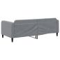 Preview: Tagesbett Hellgrau 90x200 cm Stoff