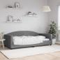 Preview: ARDEBO.de - Tagesbett Dunkelgrau 100x200 cm Stoff