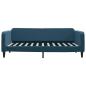 Preview: Tagesbett Blau 100x200 cm Samt