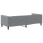 Preview: Tagesbett Hellgrau 90x190 cm Stoff