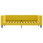 Preview: Tagesbett Gelb 80x200 cm Samt