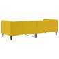 Preview: Tagesbett Gelb 80x200 cm Samt