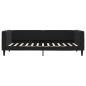 Preview: Tagesbett Schwarz 90x200 cm Samt