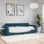 Preview: ARDEBO.de - Tagesbett Blau 80x200 cm Samt