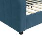 Preview: Tagesbett Blau 80x200 cm Samt