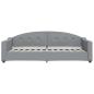 Preview: Tagesbett Hellgrau 90x200 cm Stoff
