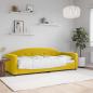 Preview: ARDEBO.de - Tagesbett Gelb 80x200 cm Samt