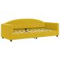 Preview: Tagesbett Gelb 80x200 cm Samt