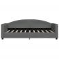 Preview: Tagesbett Dunkelgrau 90x190 cm Stoff