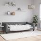 Preview: ARDEBO.de - Tagesbett Dunkelgrau 90x200 cm Stoff